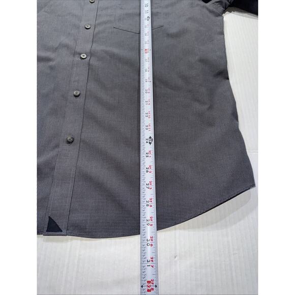 UNTUCKit Mens Long Sleeve Button Up Wrinkle Free Style: Marcasin WF Gray XL - Picture 7 of 13